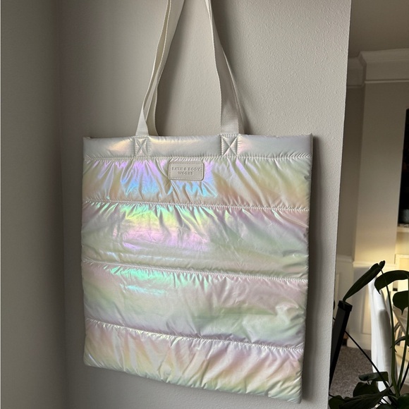 Bath and Body Works Iridescent Tote Bag - Picture 1 of 4